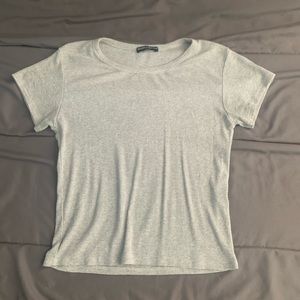 Brandy Melville Basic Gray Tee